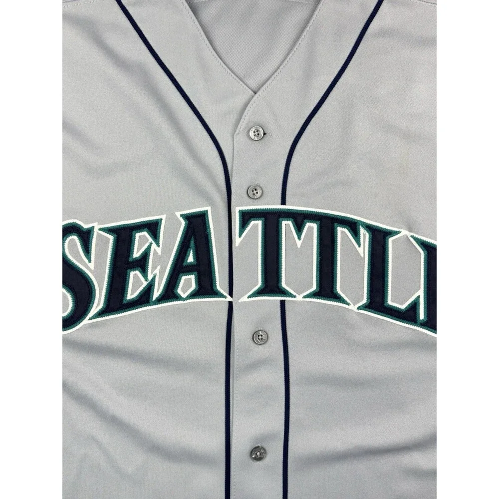 Authentic Seattle Mariners Raul Ibanez #28 Pro Cut Game Worn? Russell Jersey